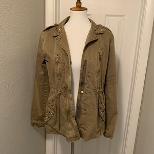 Forever 21 green jacket